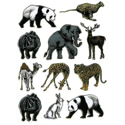 Stickers vilde dyr