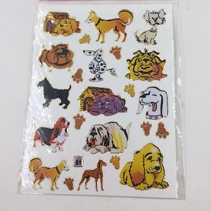 Stickers hund og hundehus