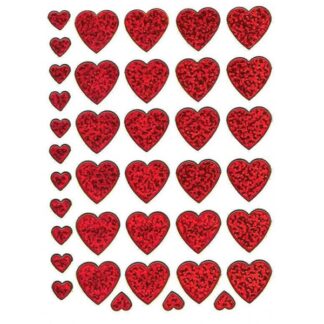 Stickers røde hjerter romantiske tilbud