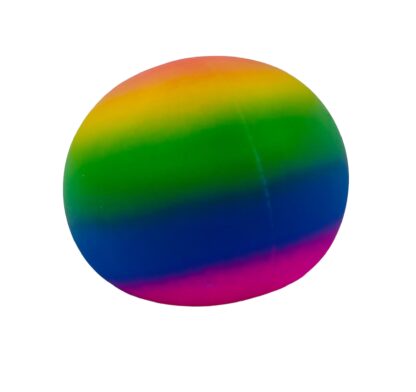 Kæmpe Stressbold Regnbuefarvet Fidget Toy Klemmebold Legetøj Tilbud