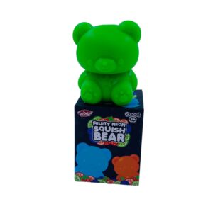 Klemme Bamse Grøn Dufter af frugt Fruity Neon Squish Bear Fidget Toy Legetøj Tilbud