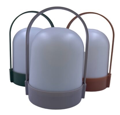 Lanterne med Led og timer Tre varianter Camping lampe Tilbud