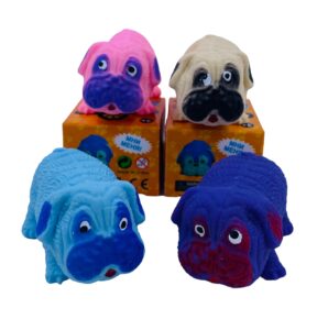 Mops Squishy Hund Klemme Stressbold Fidget Toy Legetøj Tilbud