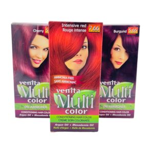 Hårfarve Røde Nuancer Venita Multi Color Hjemmehårfarve Tilbud