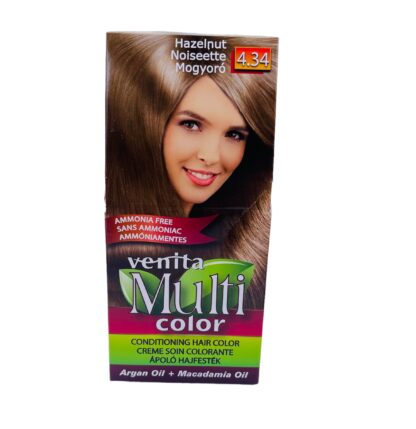 Hårfarve Venita Multi Color Hazelnut 4.34 Tilbud