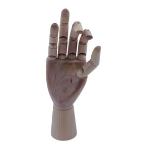 Wooden Hand Modelhånd Træ Træhånd Hobby Krea Tilbud