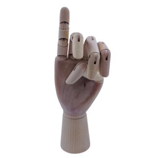 Wooden Hand Træhånd Modelhånd Træ Krea Hobby Tilbud